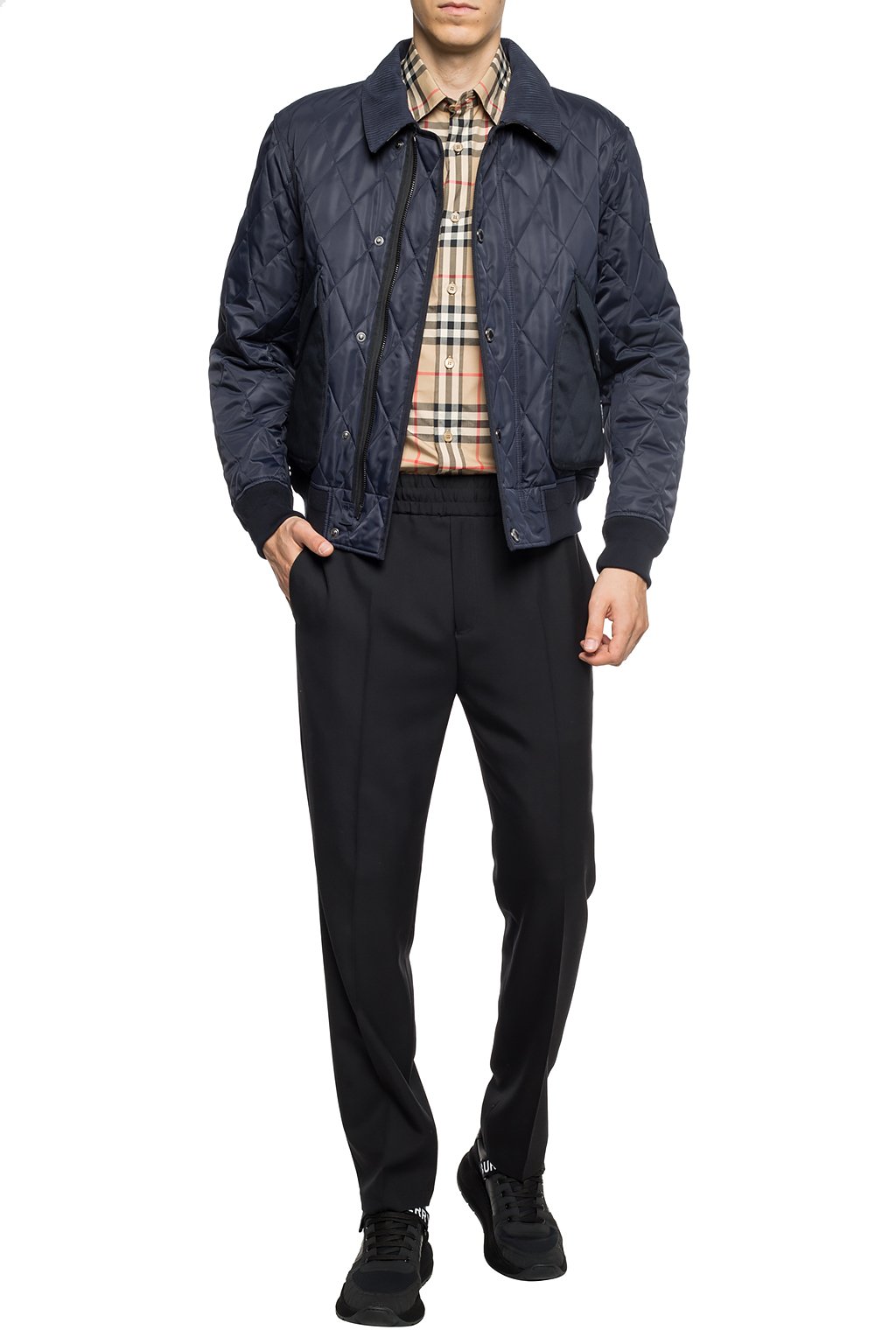 BURBERRY】バーバリー『スリーブレス マッププリント マルベリー